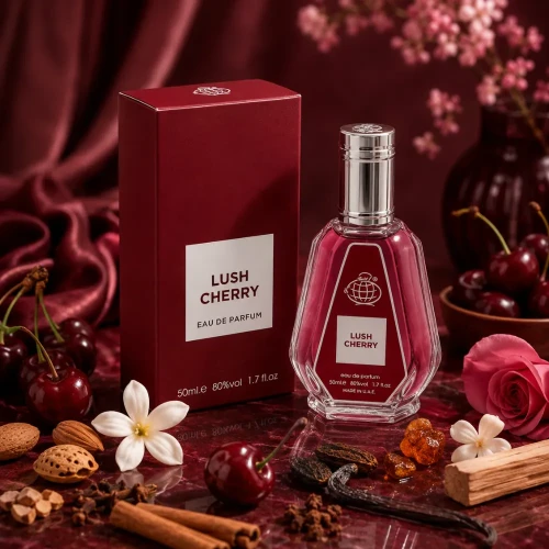 fragrance world lush cherry woda perfumowana 50 ml     