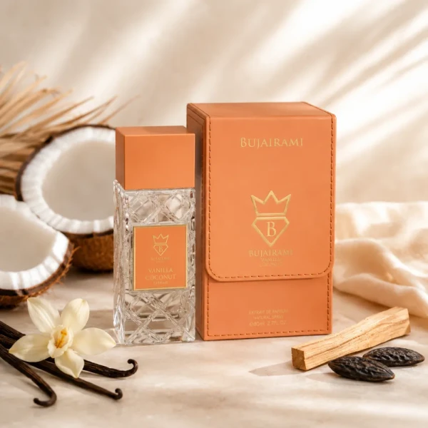 opakowanie Bujairami Powder Affair ekstrakt perfum unisex 100ml
