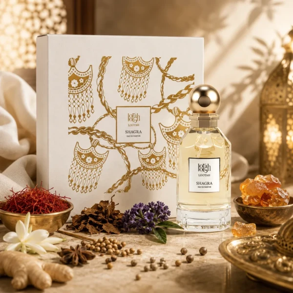 opakowanie Lootah Shagra woda perfumowana dla kobiet 80ml