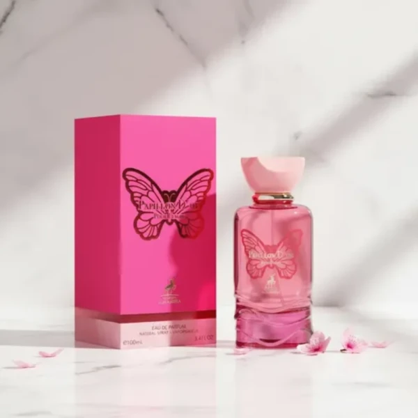 Maison Alhambra Papillon Dor Pour Femme woda perfumowana dla kobiet jasne tło