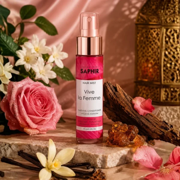 Saphir Hair Mist Vive la Femme Perfumowana Mgiełka do włosów z Odżywką 75ml 