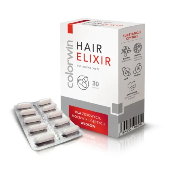 Colorwin Hair Elixir Przeciw Wypadaniu Włosów kapsułki  .webp