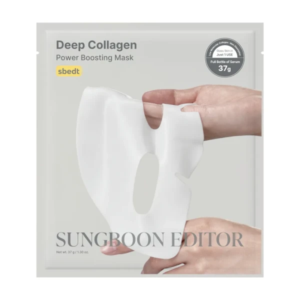 SUNGBOON EDITOR Deep Collagen Power Boosting Mask Koreańska całonocna maska liftingująca z kolagenem 37g