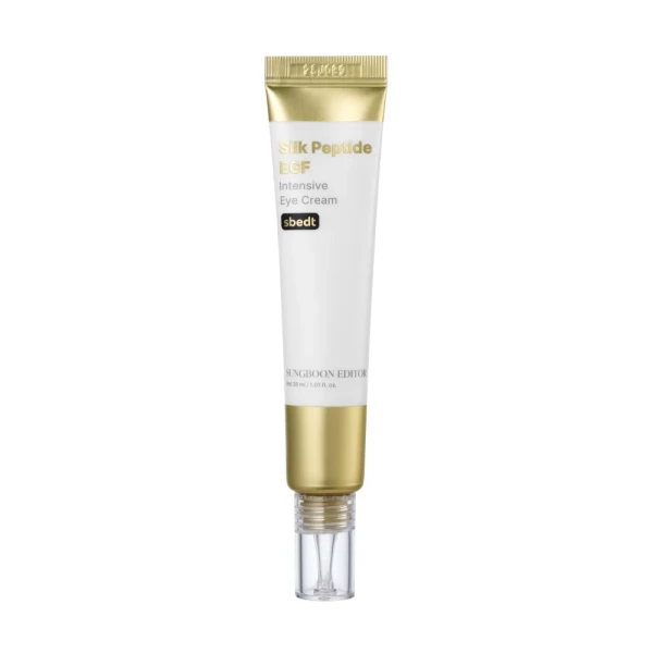 SUNGBOON EDITOR Silk Peptide EGF Intensive Eye Cream intensywnie regenerujący koreański krem pod oczy z peptydami i EGF 30ml