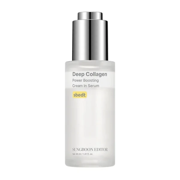 SUNGBOON EDITOR Deep Collagen Power Boosting Cream In Serum Koreańskie serum liftingujące z kolagenem i elastyną 30ml.webp