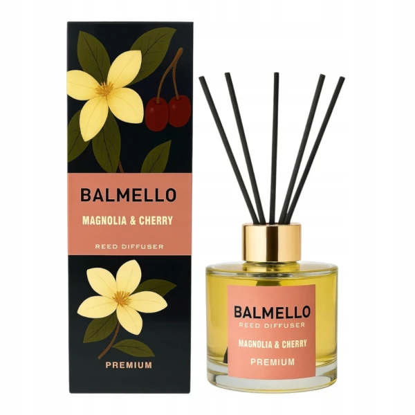 Balmello Magnolia & Cherry Premium patyczki zapachowe 120ml
