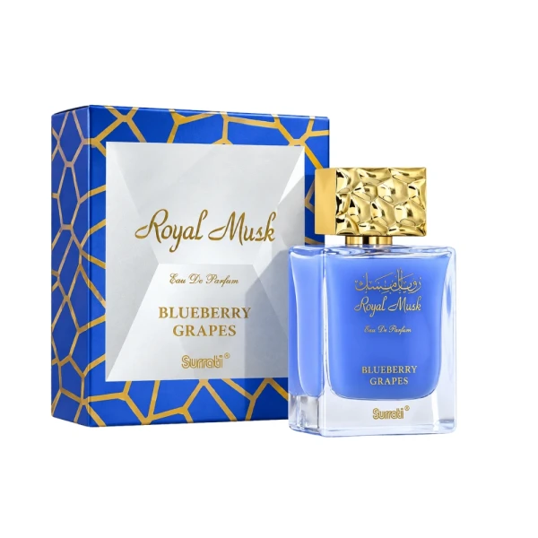Surrati Royal Musk Blueberry Grepes woda perfumowana unisex 100ml opakowanie+flakon