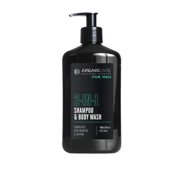Arganicare For Men 2 in 1 Shampoo & Body Wash Szampon i Żel Do Ciała 400ml