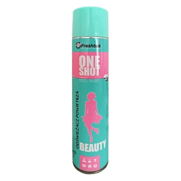 Perfumowany odświeżacz powietrza Freshtek ONE SHOT Beauty 600ml