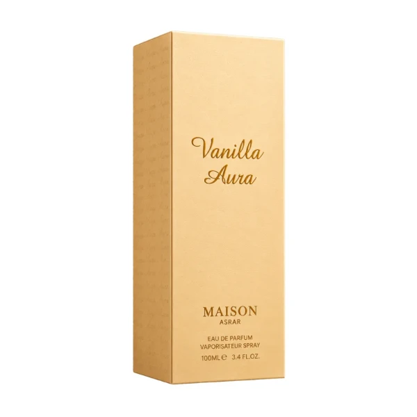 Maison Asrar Vanilla Aura woda perfumowana unisex 100ml opakowanie