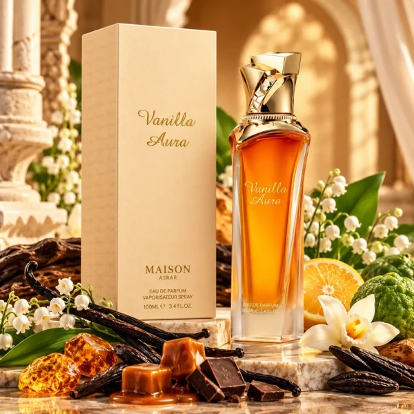 Maison Asrar Vanilla Aura woda perfumowana opakowanie