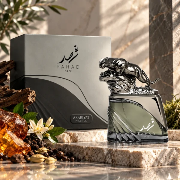 opakowanie Arabiyat Prestige Fahad Gaze woda perfumowana dla mężczyzn 100ml