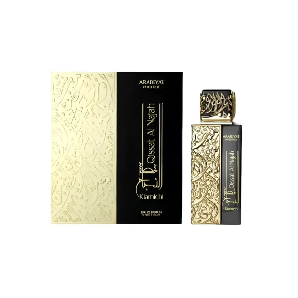 opakowanie Arabiyat Prestige Qissat Al Najah Kiamichi woda perfumowana dla mężczyzn 100ml