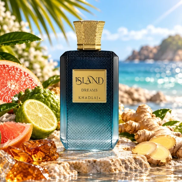 Khadlaj Island Dreams ekstrakt perfum unisex flakon