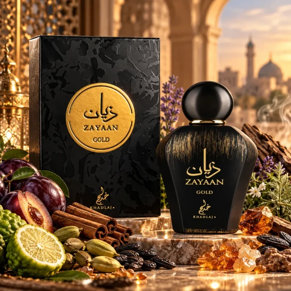 Khadlaj Zayaan Gold woda perfumowana unisex 100ml opakowanie