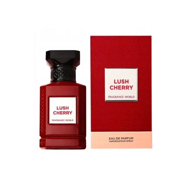 opakowanie Fragrance World Lush Cherry woda perfumowana dla kobiet 80ml