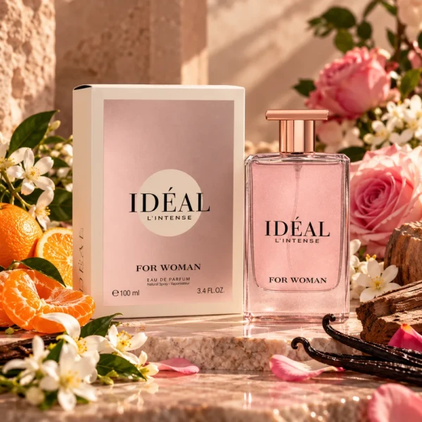 Fragrance World Ideal l intense woda perfumowana dla kobiet 100ml opakowanie