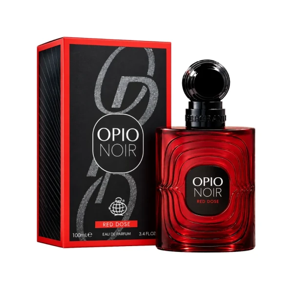 Fragrance World Opio Noir Red Dose woda perfumowana dla kobiet 100ml opakowanie