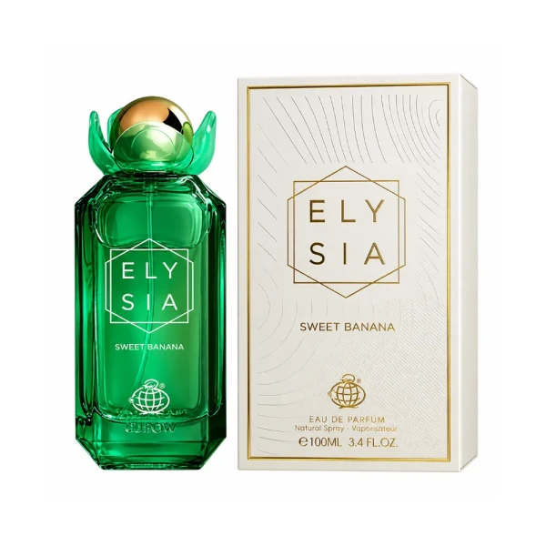 Fragrance World Elysia Sweet Banana woda perfumowana dla kobiet 100ml opakowanie