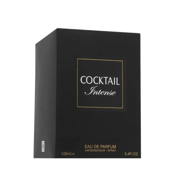 opakowanie Fragrance World Cocktail Intense woda perfumowana unisex 100ml