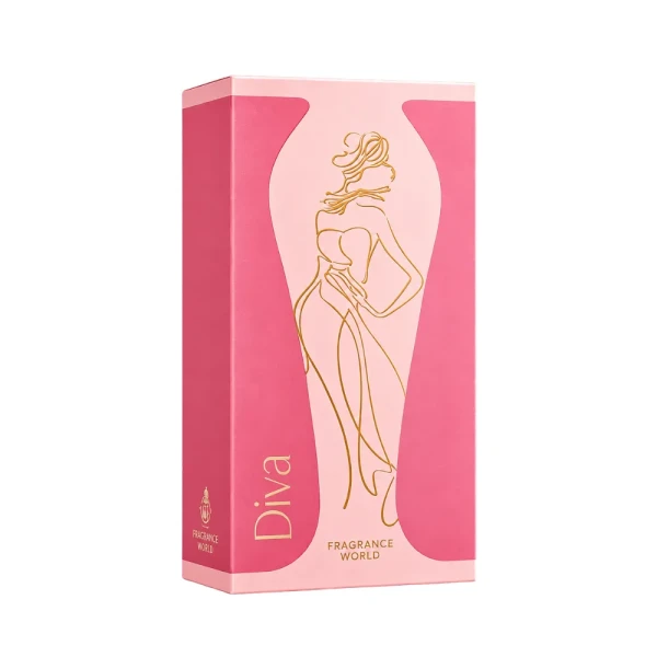 opakowanie Fragrance World Diva woda perfumowana dla kobiet 100ml