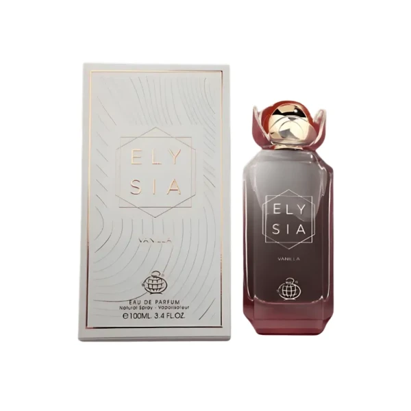 opakowanie Fragrance World Elysia Vanilla woda perfumowana dla kobiet 100ml