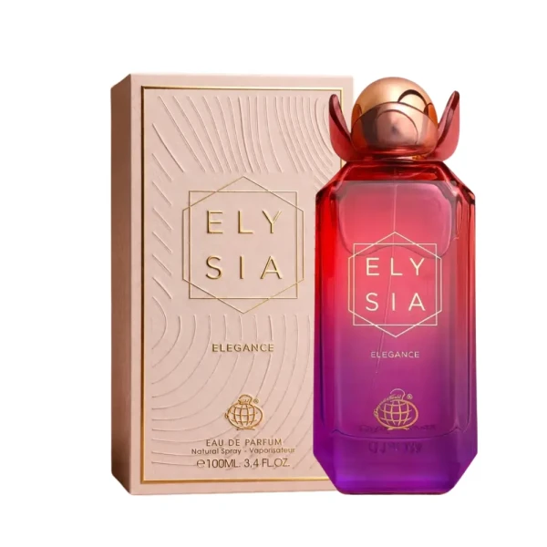 opakowanie Fragrance World Elysia Elegance woda perfumowana dla kobiet 100ml