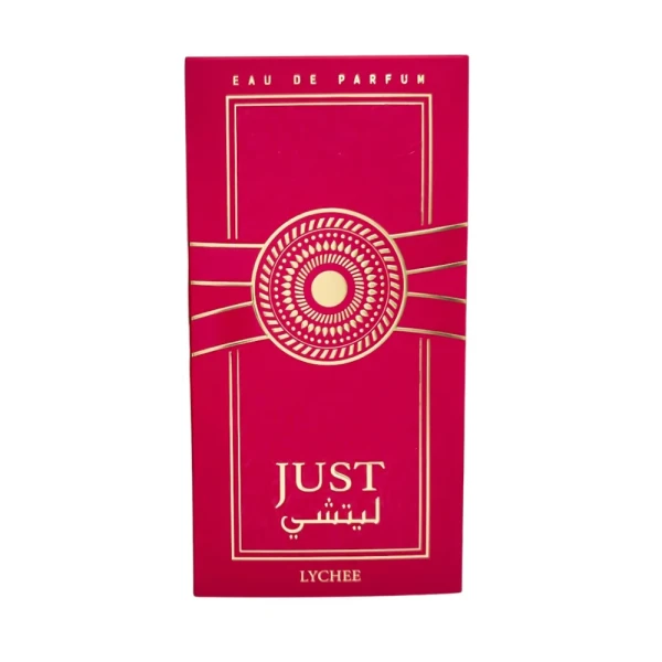 opakowanie Fragrance World Just Lychee woda perfumowana dla kobiet 100ml
