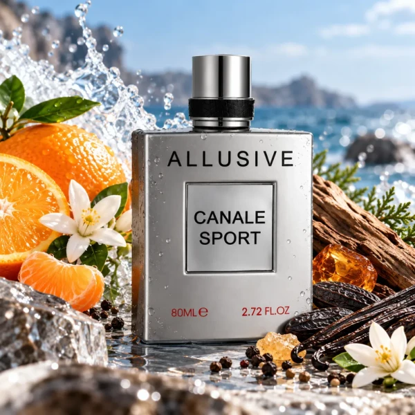 Fragrance World Allusive Canale Sport woda perfumowana dla mężczyzn 80ml