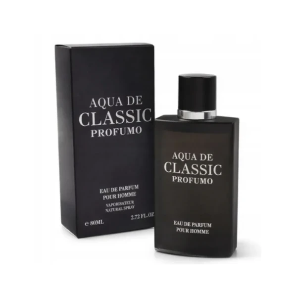 Fragrance World Aqua De Classic Profumo woda perfumowana dla mężczyzn 80ml opakowanie