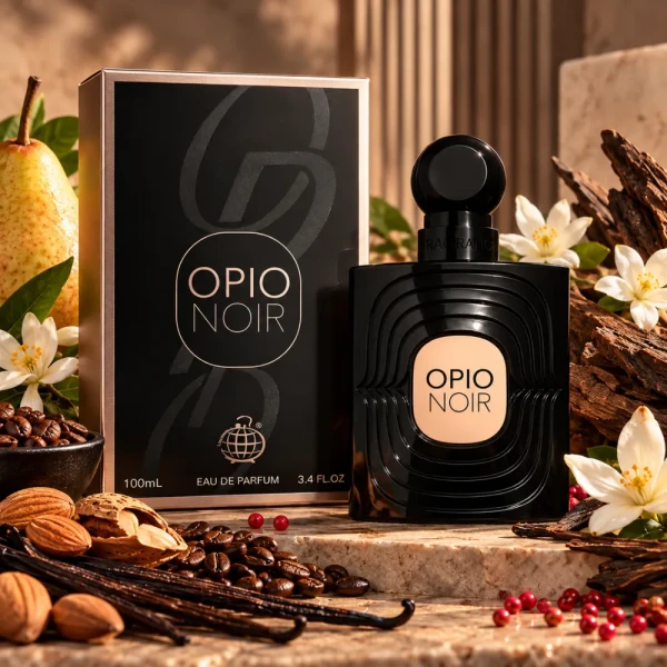 Fragrance World Opio Noir woda perfumowana dla kobiet 100ml  opakowanie