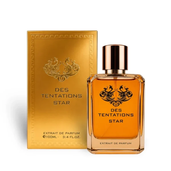 opakowanie Fragrance World Des Tentations Star woda perfumowana dla mężczyzn 100ml