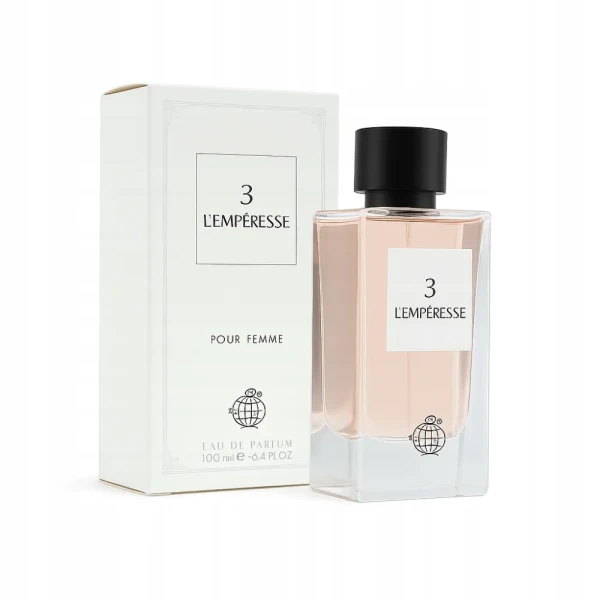opakowanie Fragrance World 3 L'Emperesse woda perfumowana dla kobiet 100ml