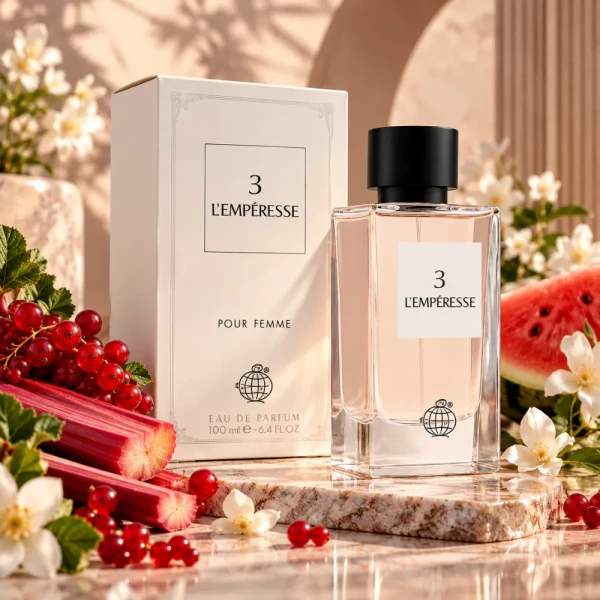 Fragrance World 3 L'Emperesse woda perfumowana dla kobiet 100ml opakowanie
