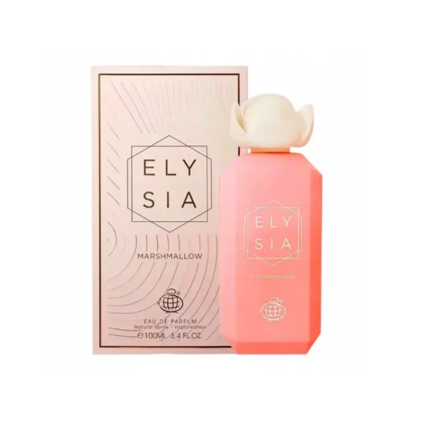 opakowanie Fragrance World Elysia Marshmallow woda perfumowana dla kobiet 100ml