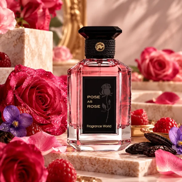 Fragrance World Pose As Rose woda perfumowana dla kobiet 100ml flakon
