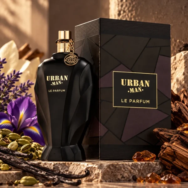 Fragrance World Urban Man Le Parfum woda perfumowana dla mężczyzn 90ml opakowanie