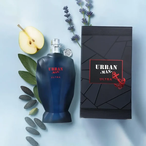 opakowanie Fragrance World Urban Man Ultra woda perfumowana dla mężczyzn 90ml