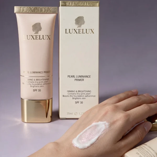 Luxelux Pearl Luminance Primer SPF30 Perłowy rozświetlający podkład(1).webp