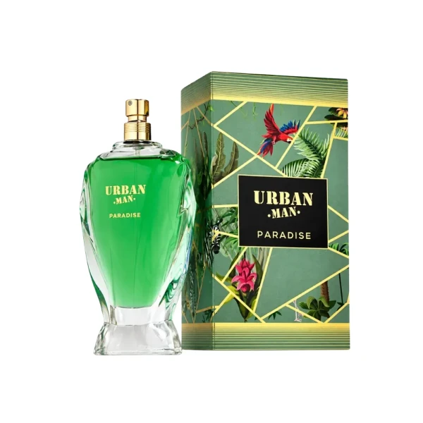 Fragrance World Urban Man Paradise woda perfumowana dla mężczyzn 90ml opakowanie