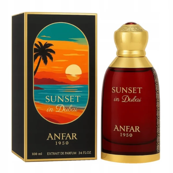 opakowanie Anfar 1950 Sunset in Dubai woda perfumowana unisex 100ml