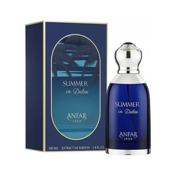 opakowanie Anfar 1950 Summer in Dubai ekstrakt perfum unisex 100ml
