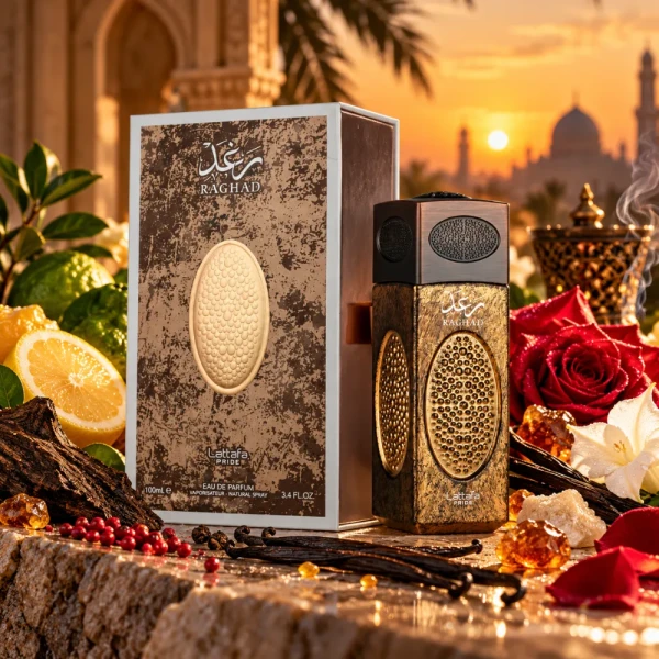 Lattafa Pride Raghad woda perfumowana unisex 100ml opakowanie