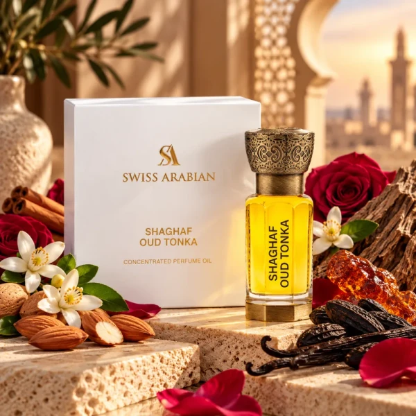 Swiss Arabian Shaghaf Oud Tonka olejek perfumowany 12ml