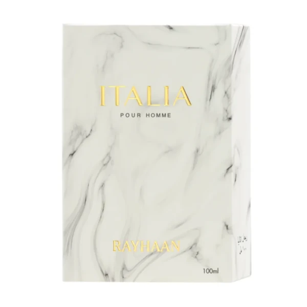 opakowanie Rayhaan Italia woda perfumowana dla mężczyzn 100ml