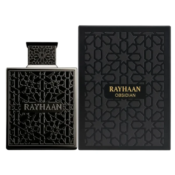 opakowanie Rayhaan Obsidian woda perfumowana dla mężczyzn 100ml