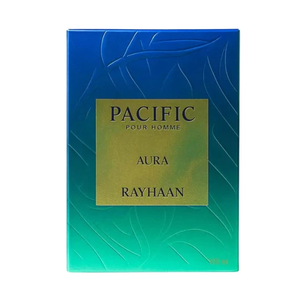 Rayhaan Pacific Aura woda perfumowana dla mężczyzn 100ml opakowanie