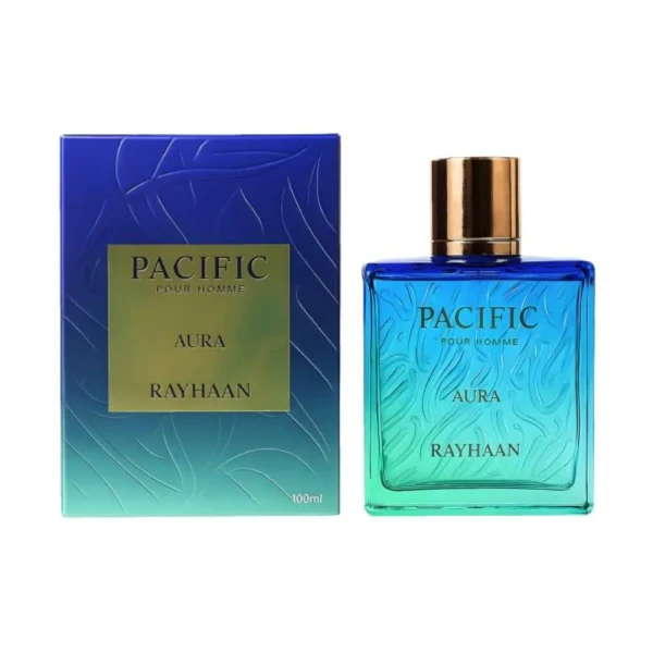 opakowanie Rayhaan Pacific Aura woda perfumowana dla mężczyzn 100ml