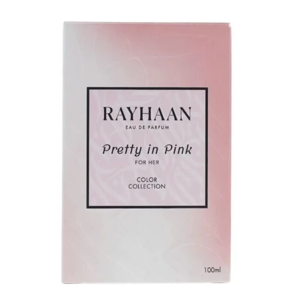 opakowanie Rayhaan Pretty in Pink woda perfumowana dla kobiet 100ml