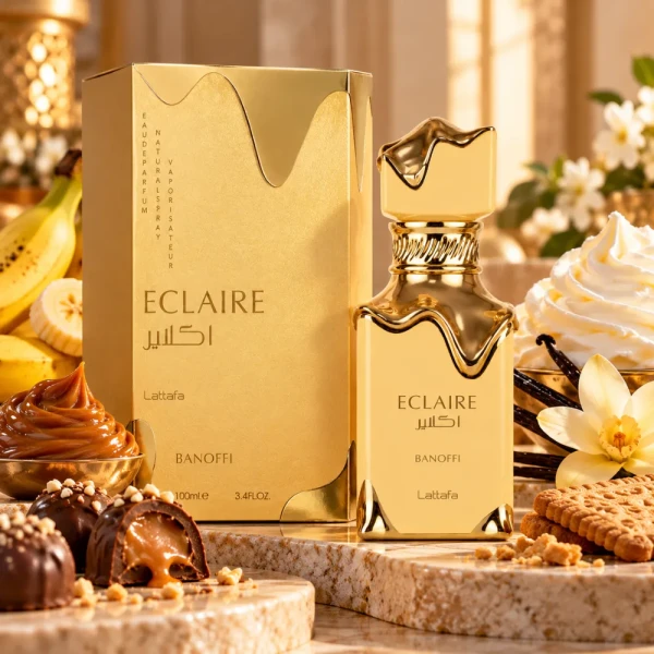 Lattafa Eclaire Banoffi woda perfumowana unisex 100ml 